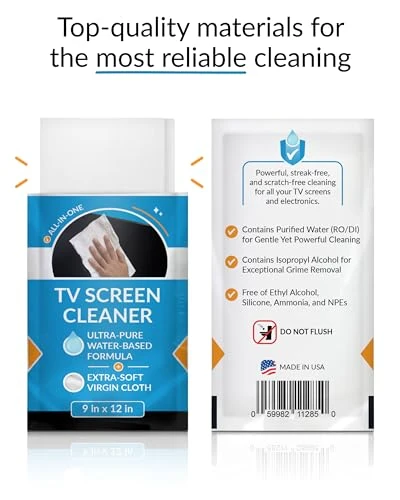 XL Screen Cleaning Wipes, iCloth Screen Cleaners
