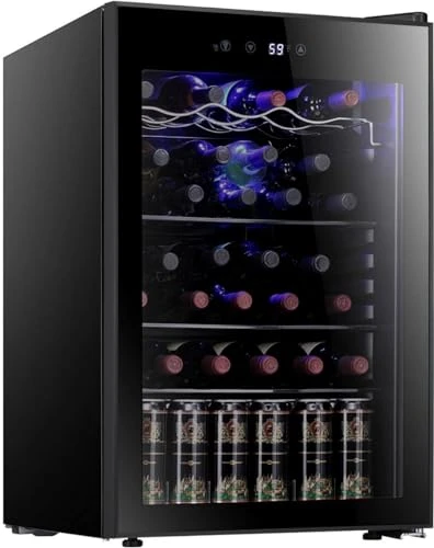 36 Bottle Wine Cooler Cabinet Beverage Refrigerator, Antarctic Star