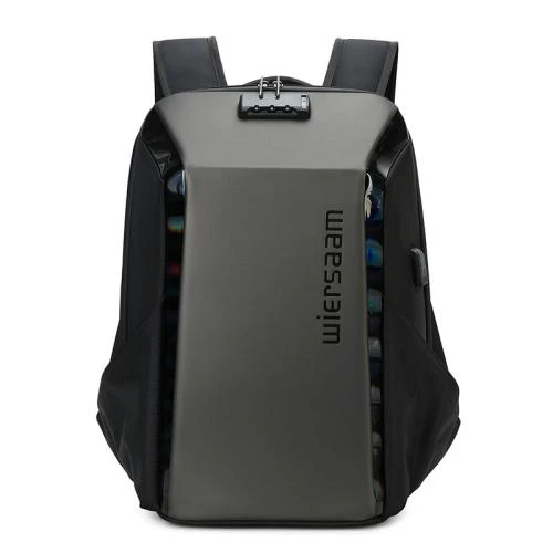 Anti-Theft Business Backpack Laptop Bag For Travel With Password Lock, Wiersaam