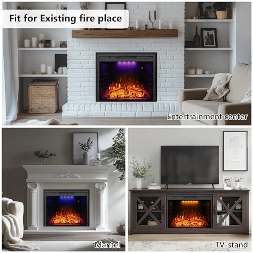 Electric Fireplace with Remote Control, Dreamflame