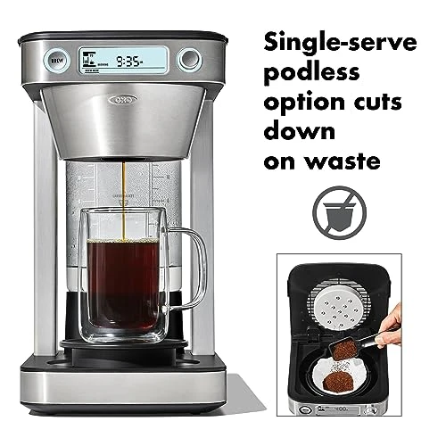 12-Cup Coffee Maker With Podless Single-Serve Function — Coffee Maker, OXO