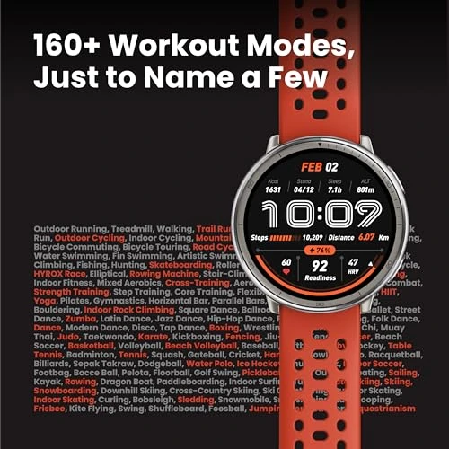 Active 2 Smart Watch — Fitness Tracker, Amazfit