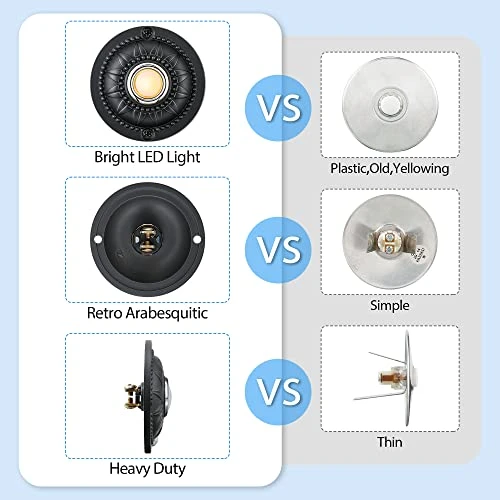 Round Metal Doorbell Push Button, Dreyoo
