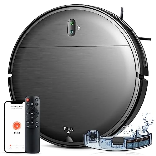 2 in 1 Robotic Vacuum Cleaner with Schedule, App/Voice — Robot Vacuum, MAMNV