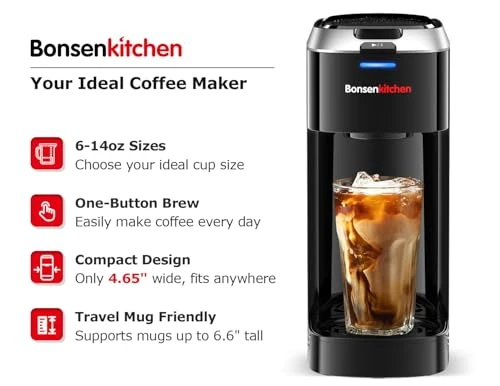 Single Serve Coffee Maker — Coffee Maker, Bonsenkitchen