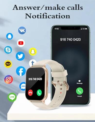 Smart Watch with Fitness Tracking and Call Functionality — Fitness Tracker, RUIMEN