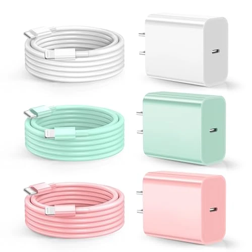 Fast Charging Wall Charger with Cables, Dayaoncy