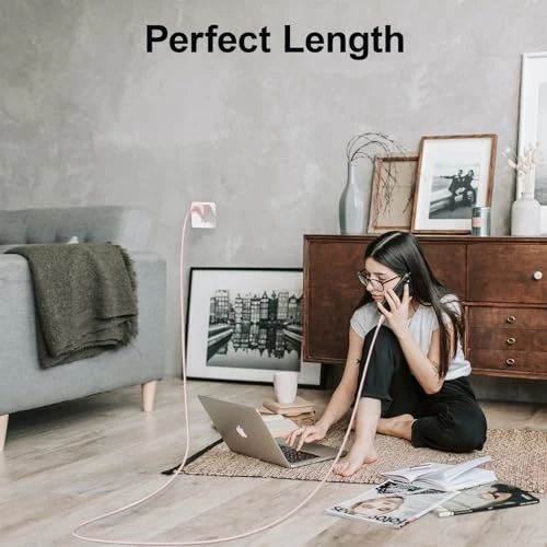 Fast Charging Wall Charger with Cables, Dayaoncy