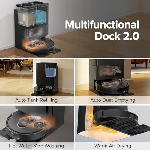 Robot Vacuum and Mop with FlexiArm Design — Robot Vacuum, Roborock