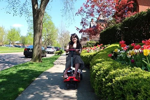 Ultra Lightweight Folding 4 Wheel Electric Mobility Scooter — Electric Scooter, ZiiLIF