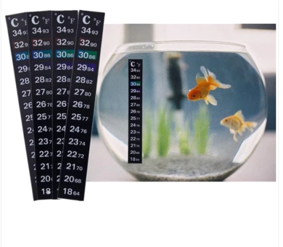 Digital Aquarium Fish Tank Refrigerator Thermometer Sticker
