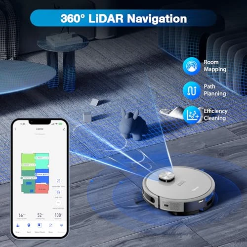 Robot Vacuum and Mop with LiDAR Navigation — Robot Vacuum, Tikom