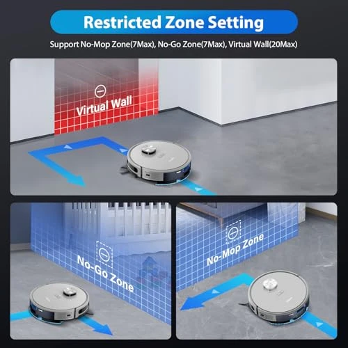 Robot Vacuum and Mop with LiDAR Navigation — Robot Vacuum, Tikom