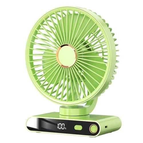 LED Smart Digital Display Desktop Night Light Fan