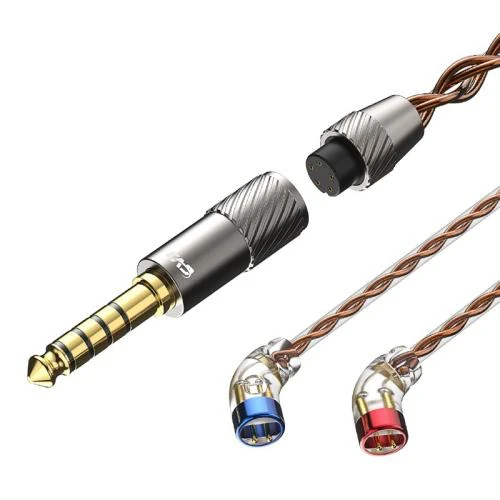 Interchangeable Audio Plug Oxygen-Free Copper Headphone Upgrade Cable, CVJ