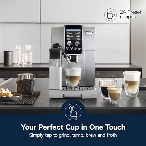 Automatic Espresso & Coffee Machine with Milk Frother — Coffee Maker, De'Longhi