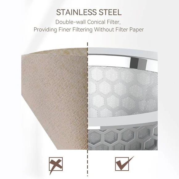 3-in-1 Glass Teapot Coffee Maker, HIBREW