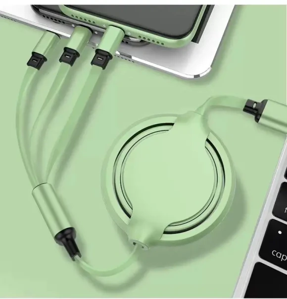 Retractable 3 in 1 Charging Cable
