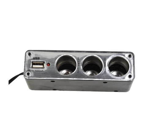 Triple Splitter Car Charger Adapter
