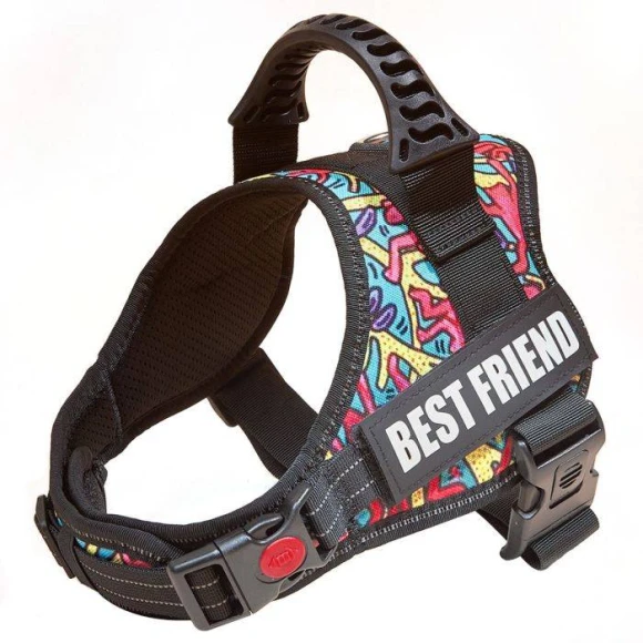 Dog Chest Strap with Night Reverse Light