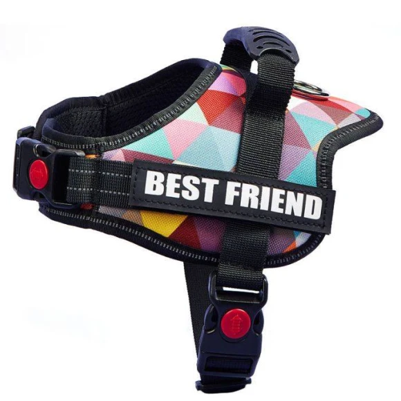 Dog Chest Strap with Night Reverse Light
