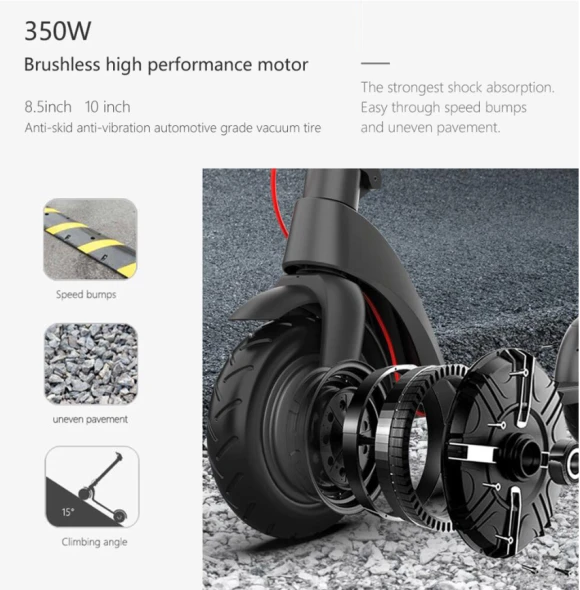 Folding Adult Electric Scooter — Electric Scooter, iparwa