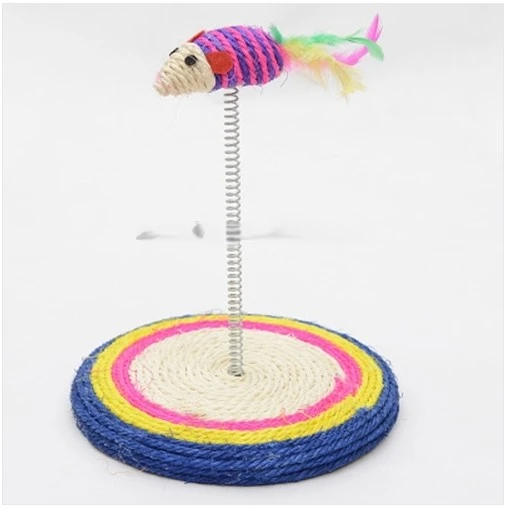 Color Sisal Spring Round Seat Cat Claw Plate