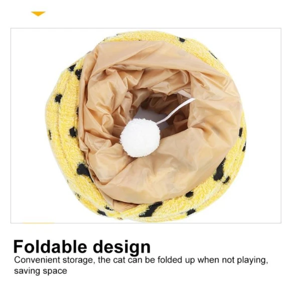 Double Layer Foldable Cat Tunnel