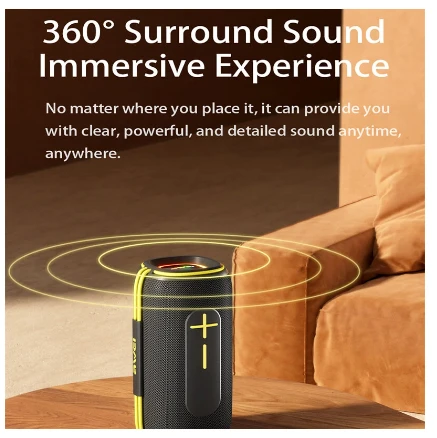 Portable Bluetooth Speaker — Desk Lamp, AWEI