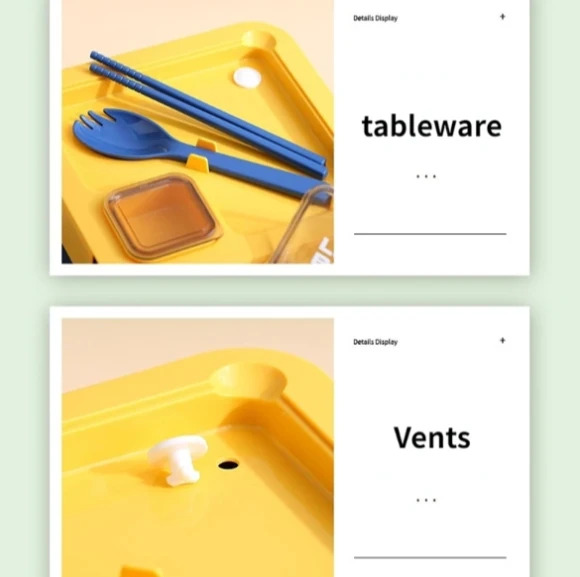 Portable Compartmented Lunch Box