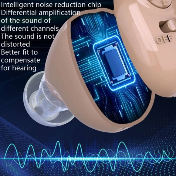 Portable In-Canal Rechargeable Hearing Aid