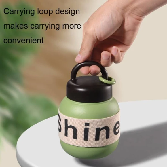 Portable Thermos Coffee Cup with Tea Filter — Smart Water Bottle