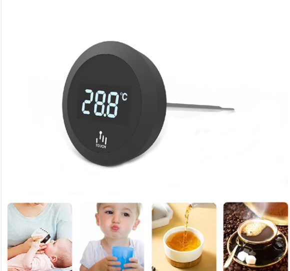 Electronic Touch Screen Digital Display Household Food Thermometer — Smart Water Bottle