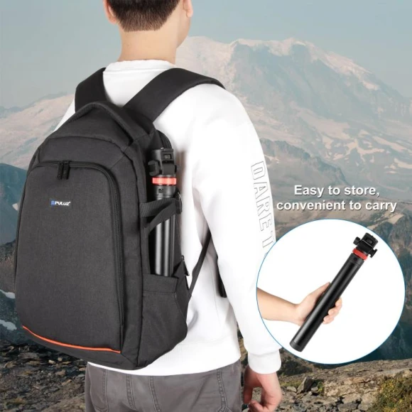 Aluminum Alloy Broadcast Fill Light Bracket Telescopic Tripod, PULUZ