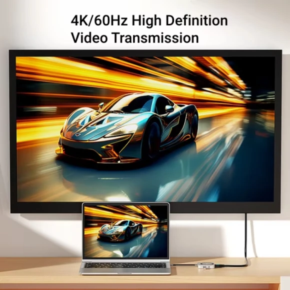 8-In-1 Magnetic HUB With M.2 NVMe/SATA SSD Enclosure, Blueendless