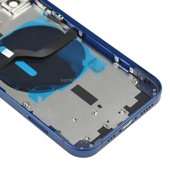 Battery Back Cover with Side Keys & Card Tray & Power + Volume Flex Cable & Wireless Charging Module