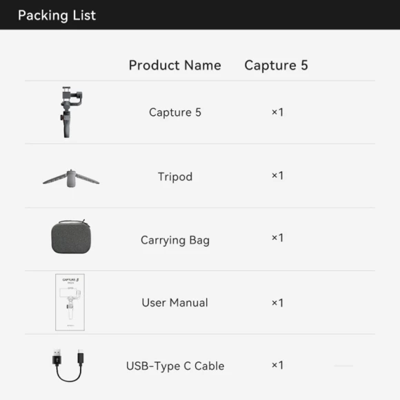 Professional 3-Axis Handheld Gimbal Phone Live Stabilizer, Funsnap