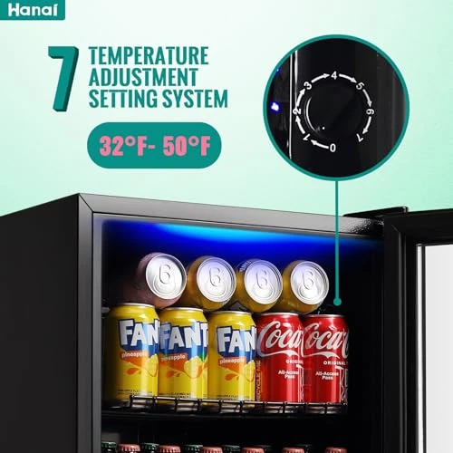 Beverage Refrigerator Mini Fridge Cooler — Smart Refrigerator, WANAI