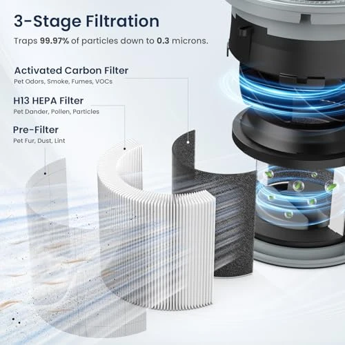 H13 True HEPA Air Purifier — Air Purifier, LUNINO