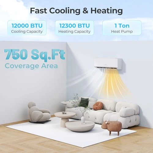 Mini Split Air Conditioner & Heater, COSTWAY