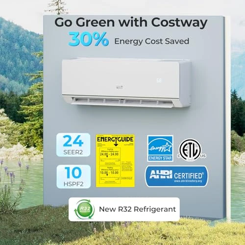 Mini Split Air Conditioner & Heater, COSTWAY