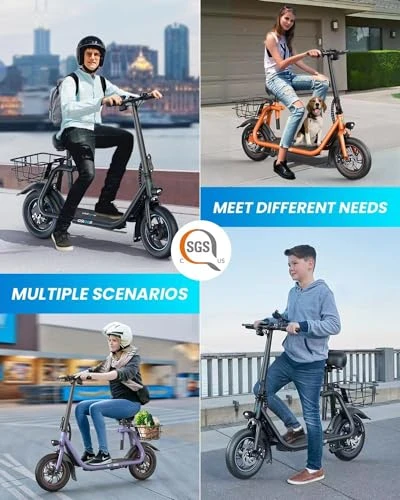 Electric Scooter with Seat — Electric Scooter, URBANMAX