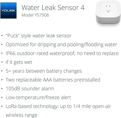 Smart Home Starter Kit: Hub & Water Leak Sensor — Water Shut Off Valve, YoSmart