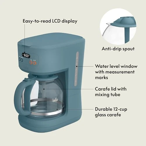 12 Cup Programmable Coffee Maker — Coffee Maker, BELLA
