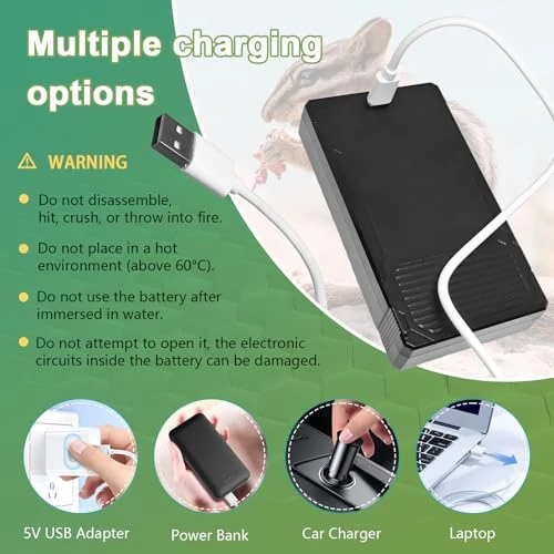 Rechargeable Lithium Battery Pack - 2 Pack, ROYEUEU