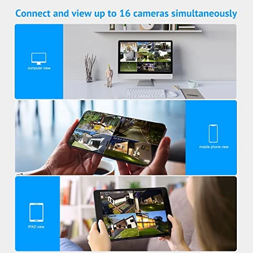 4MP 2K Security Cameras Outdoor Indoor Wired — Security Camera, LaView