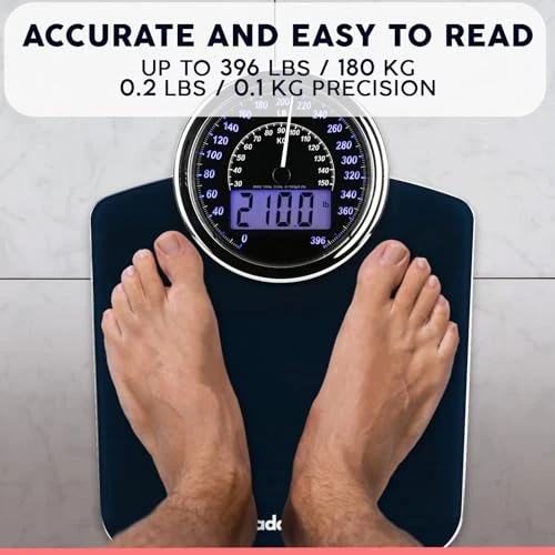 Hybrid 2-in-1 Analog & Digital Weighing Scale — Smart Scale, Adamson