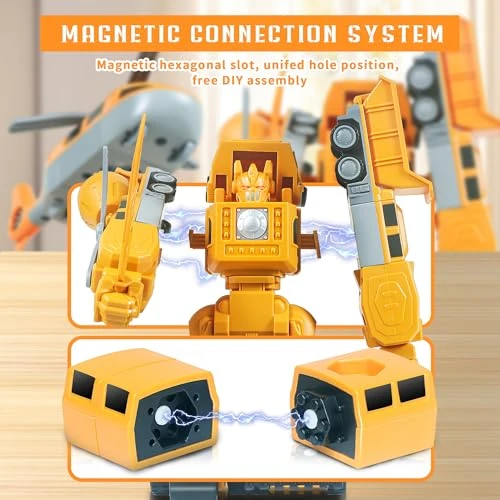 Magnetic Transform Engineering Car Assembled Toys with Storage Box — STEM Toys, FUYLE