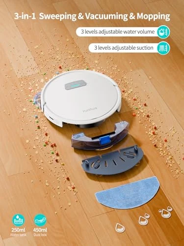 Robot Vacuum and Mop Combo — Robot Vacuum, HONITURE