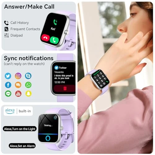 Smart Watch with Alexa and Bluetooth Calls — Smart Watch, Senbono